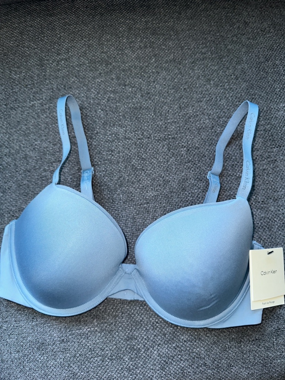 Calvin Klein Sky Blue Padded T-Shirt Bra